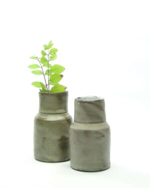 570 - vintage vaasje bruin