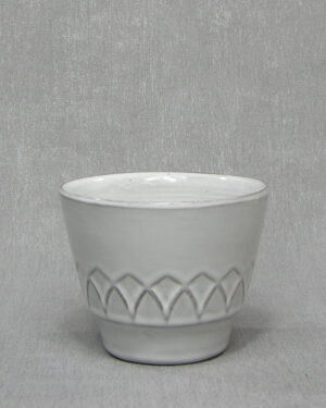 1335 - bloempot ADCO 21171 wit