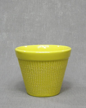 1342 - bloempot ADCO geel