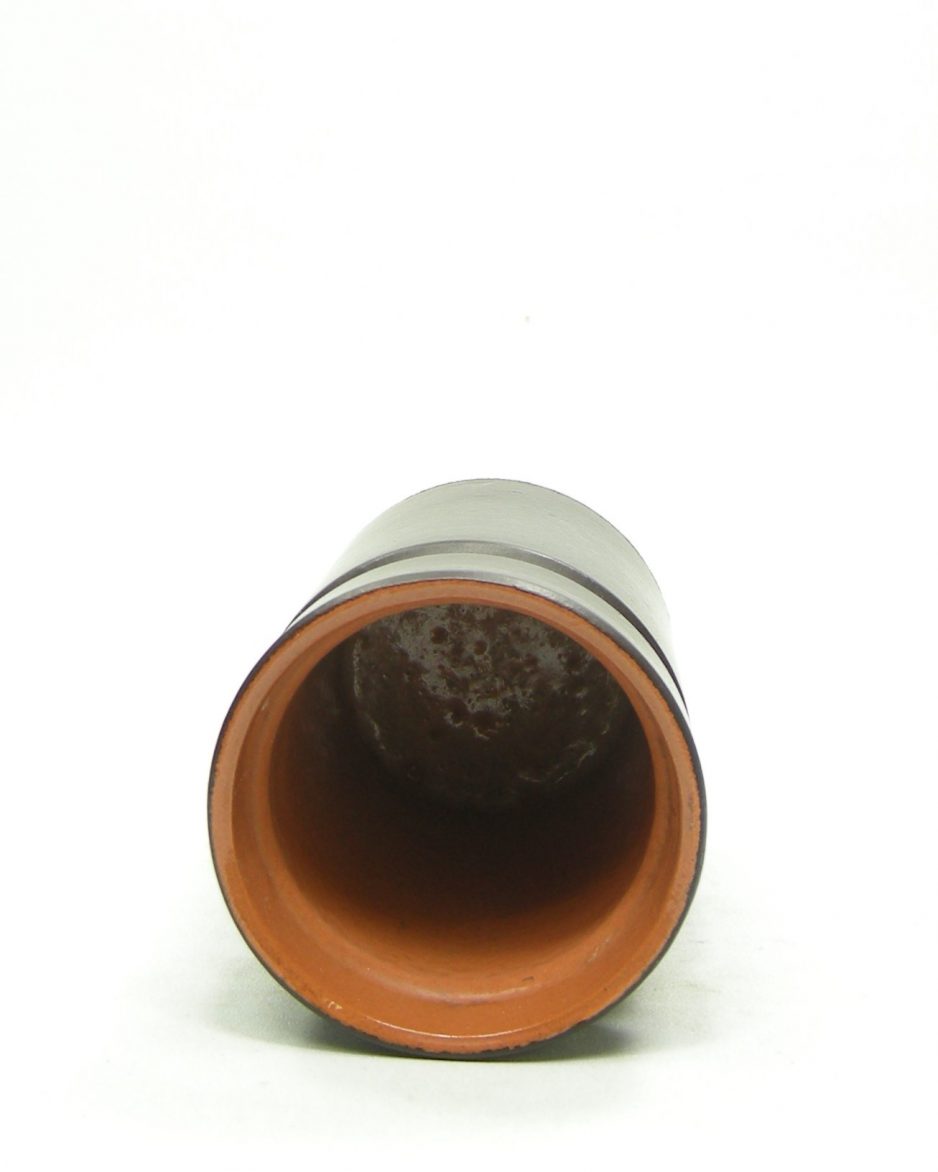 1273 - bloempot cilinder model bruin
