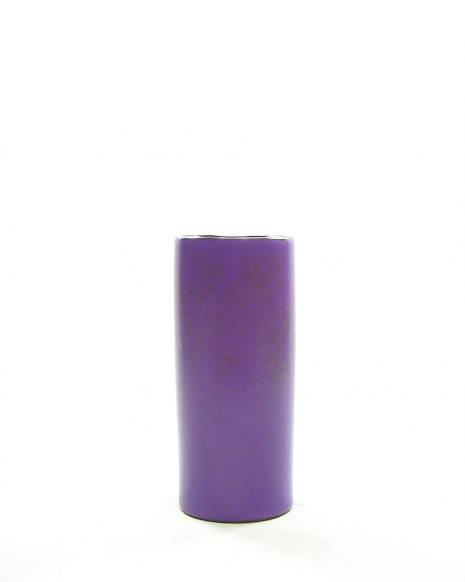 1321 - vaas - bloempotje cilinder vorm paars