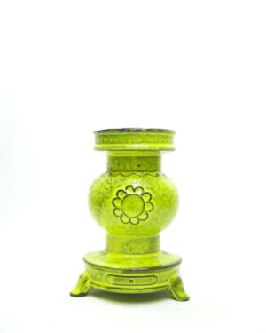 1426 - bloempot kachel geel