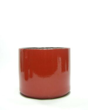 1432 - bloempot ADCO 21124 op stokjes gebakken rood
