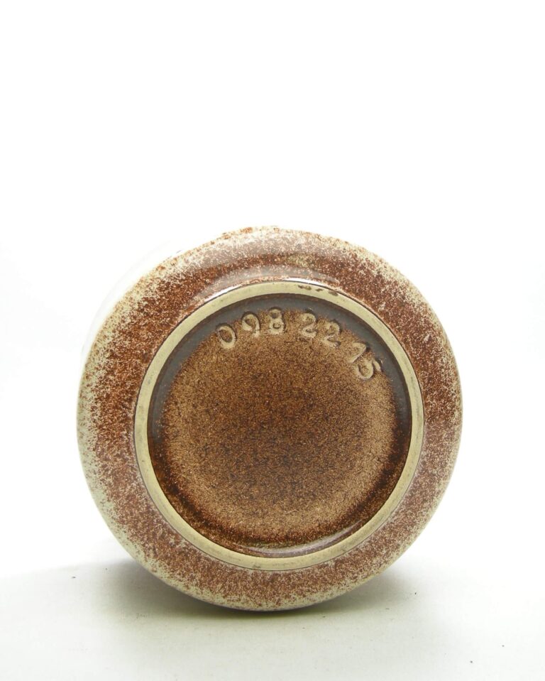 1663 – vintage bloempot 098 22 15 bruin