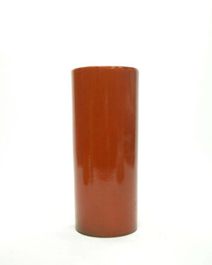 1673 – vintage vaas cilinder oranje