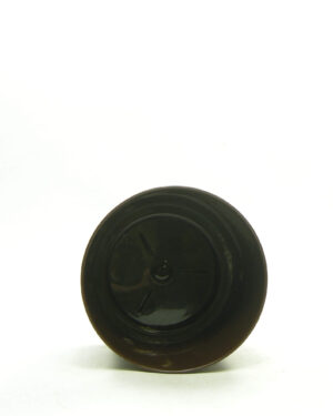 1689 – vintage plastic bloempot LELA Made in Italy art. 958 11 bruin