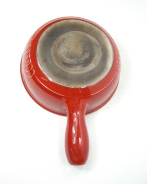 1760 – Keramische fonduepan LANDERT 22 rood jaren 60