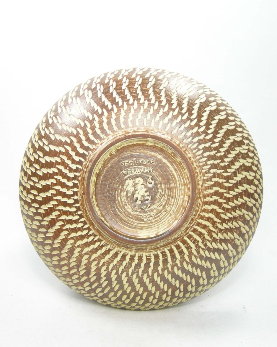 1779 - vintage Dümler & Breiden Hohr sier-schaal 226-25 bruin - beige