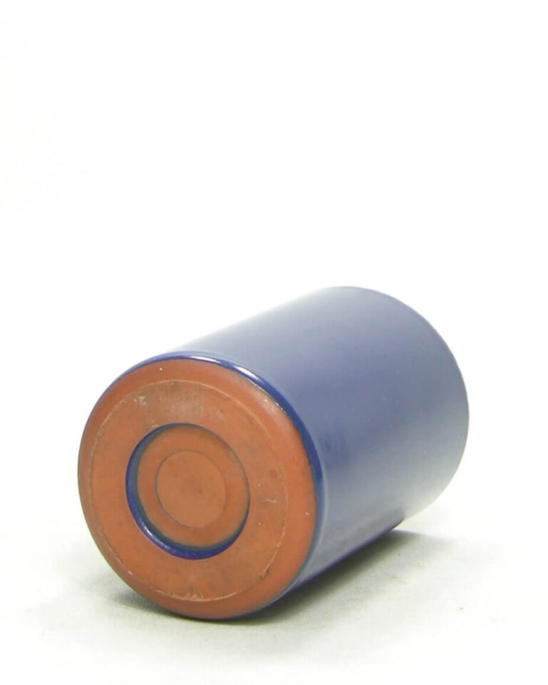 1803 – vintage bloempotje cilinder blauw