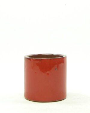 1819 – vintage bloempotje cilinder rood