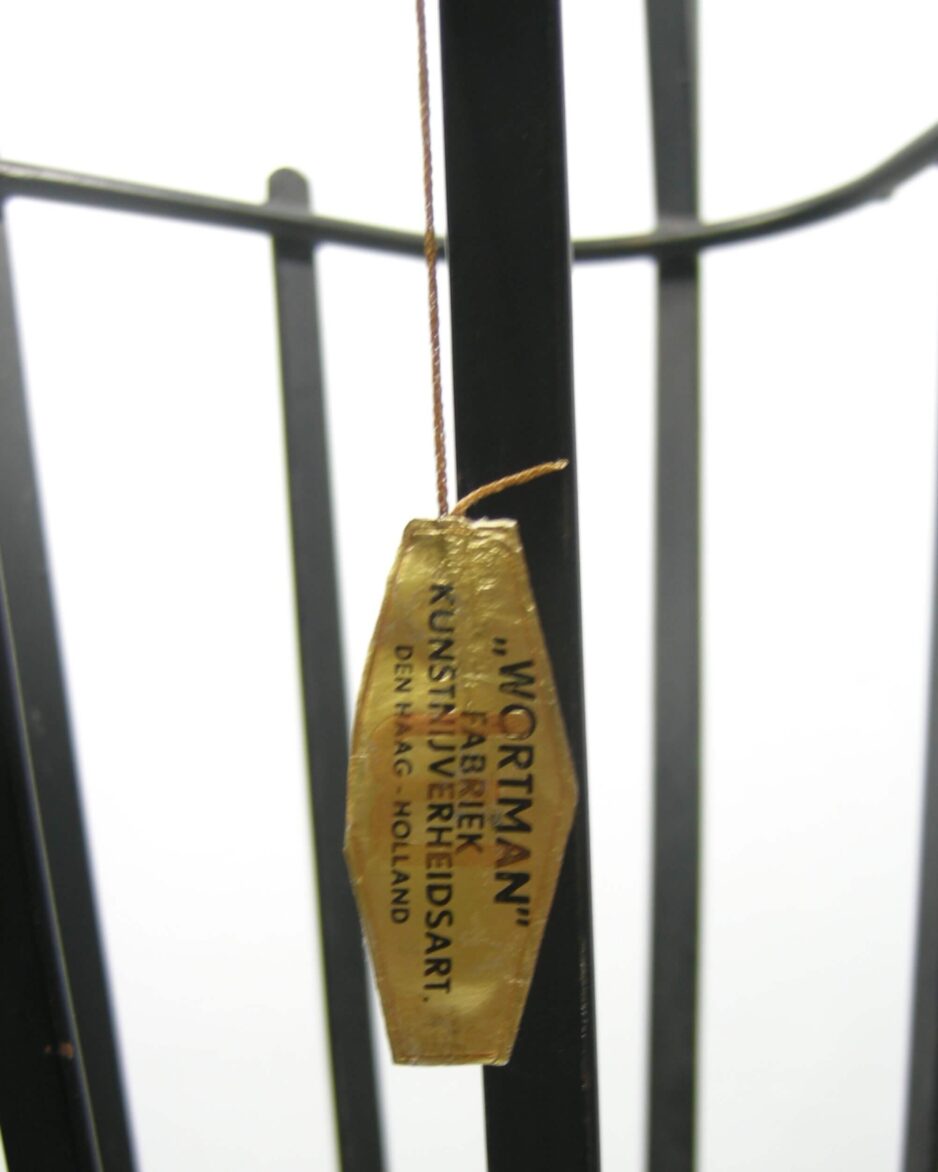 1827 - vintage paraplubak - parapluhouder J. Wortman Fabriek kunstnijverheid den Haag