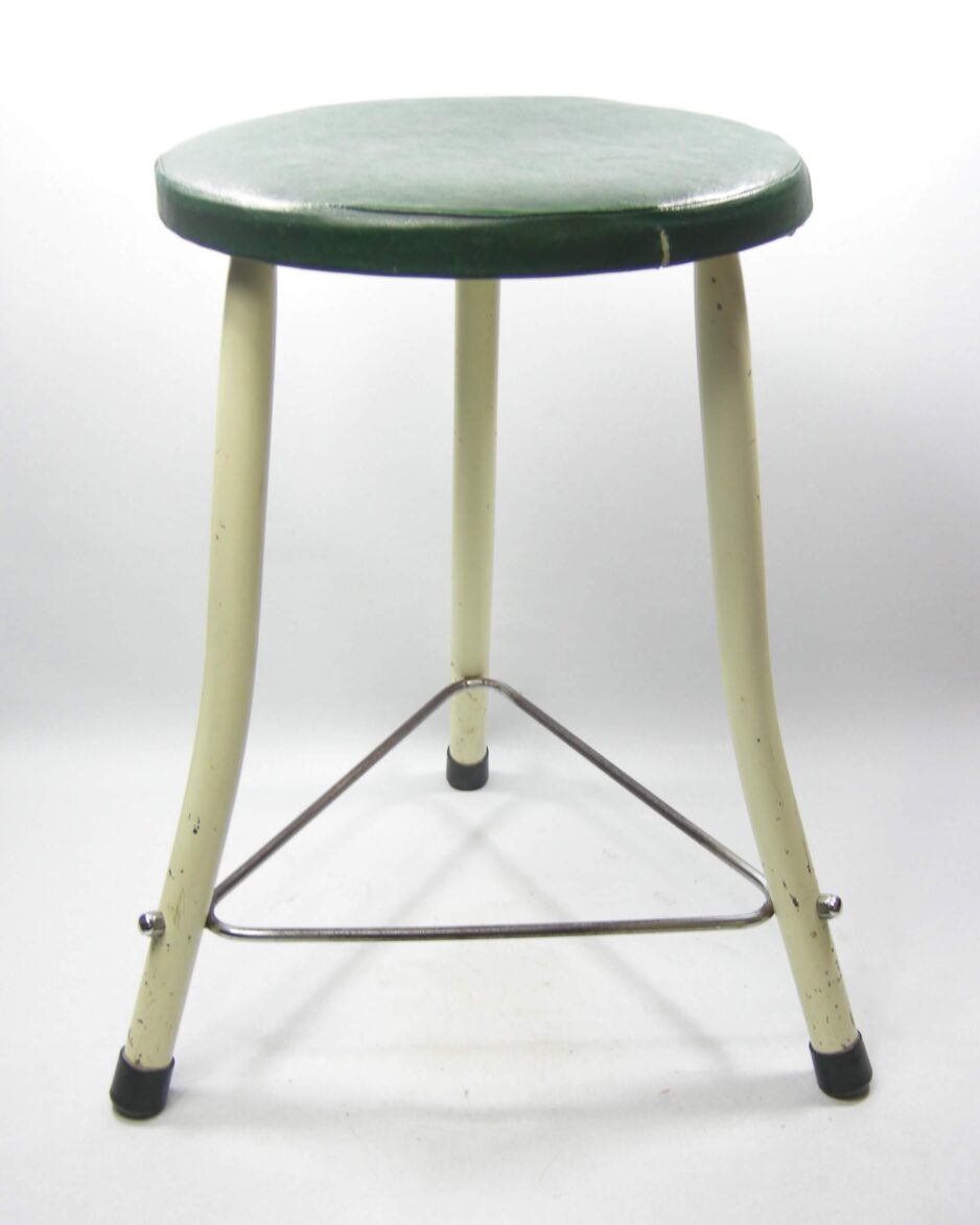 1828 - vintage Brabantia krukje originele groene bekleding