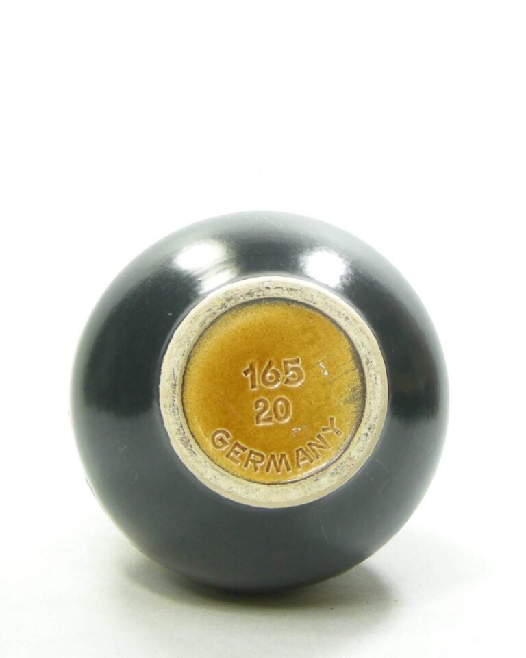 1905 – vintage vaas Dumler & Breiden 165-20 bruin – zwart