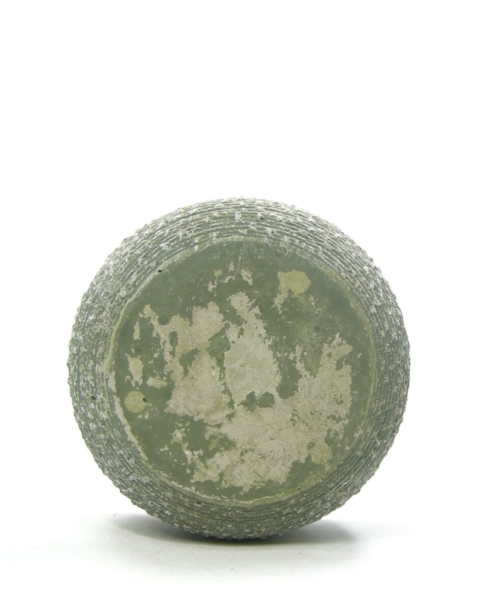 1907 - bloempot gespikkeld groen - bruin