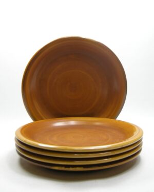 1915 – vintage borden St Clement France op stokjes gebakken bruin