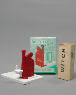 1982 – vintage draaddoorsteker Witch Needle Threader Western Germany