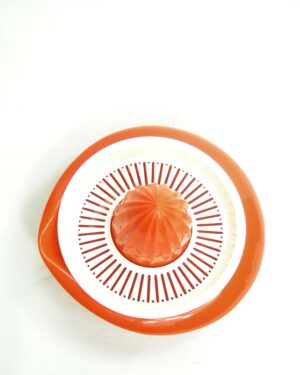 2100 - vintage sinaasappelpers Vitri West Germany oranje - crème