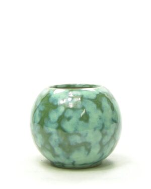 2250 - vintage bloempotje - vaasje gevlekt