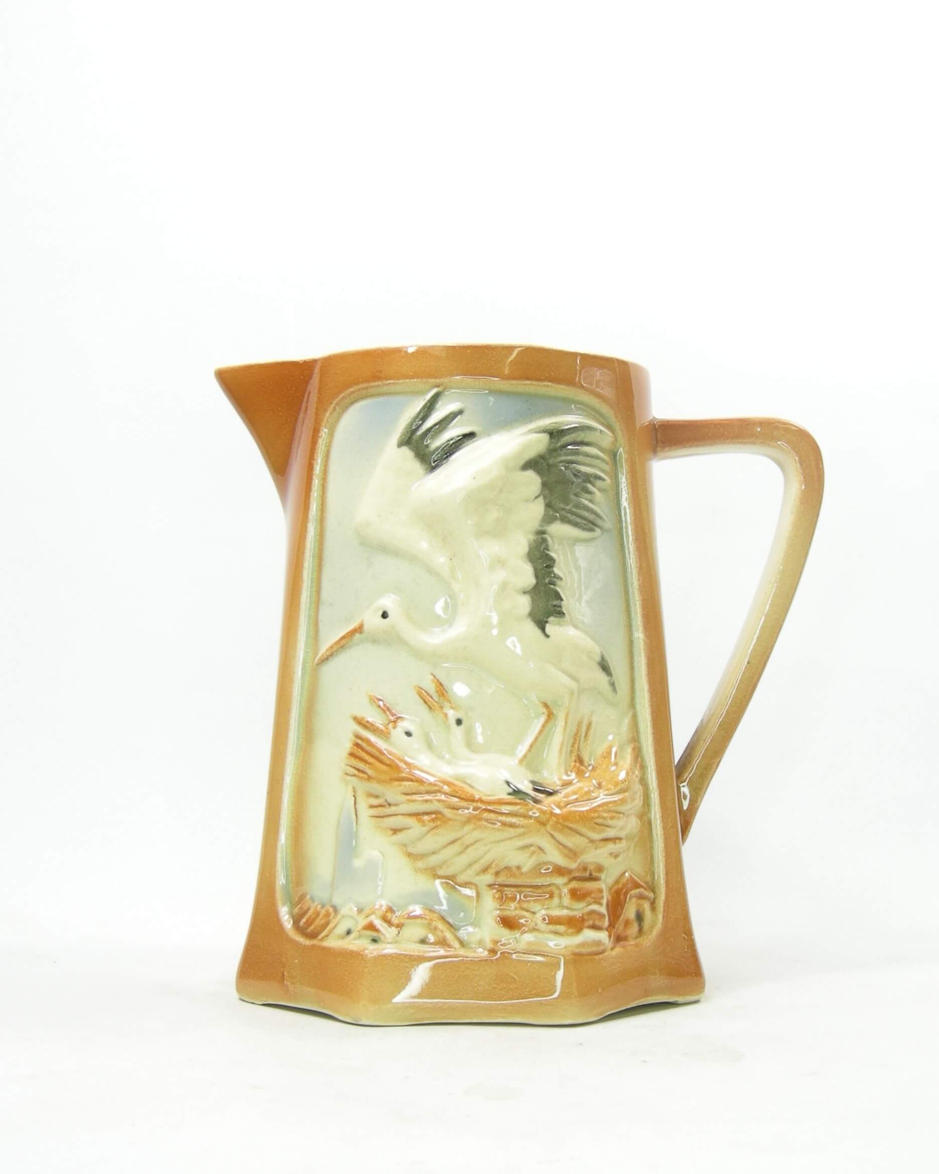 2451 - vintage pitcher - kan S'Clement France 1009-4