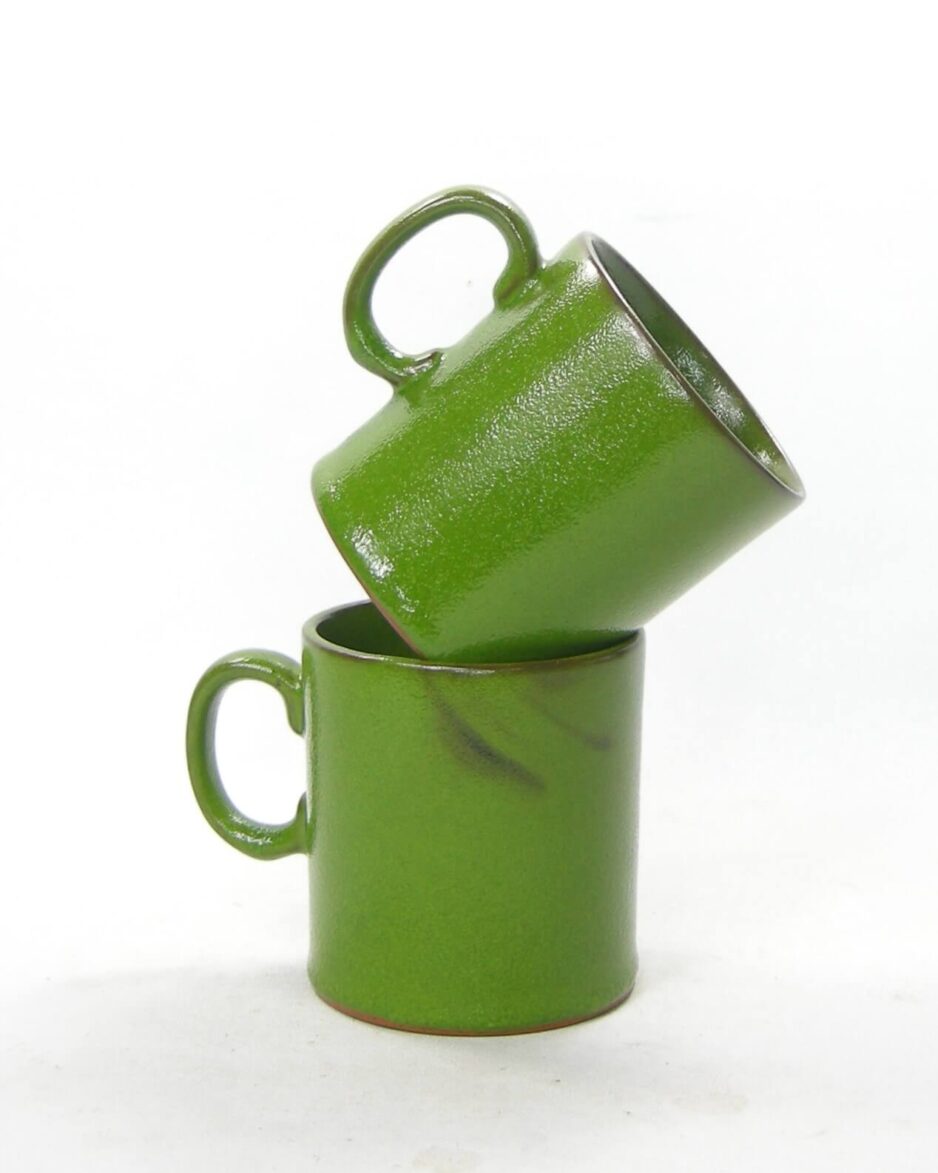 2511 - vintage beker retro groen