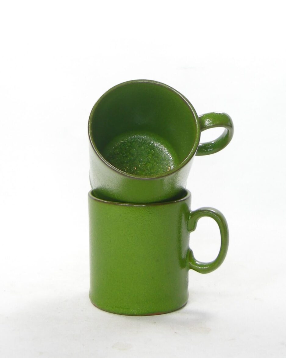 2511 - vintage beker retro groen