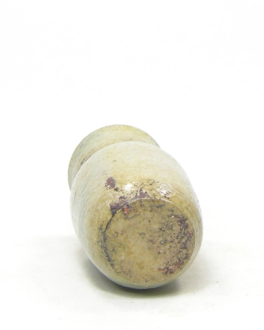 2537 - vintage vaasje op stokjes gebakken