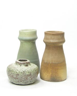 2538-2539-2540 - vaasje bruis glazuur en vaasjes Lore Beesel