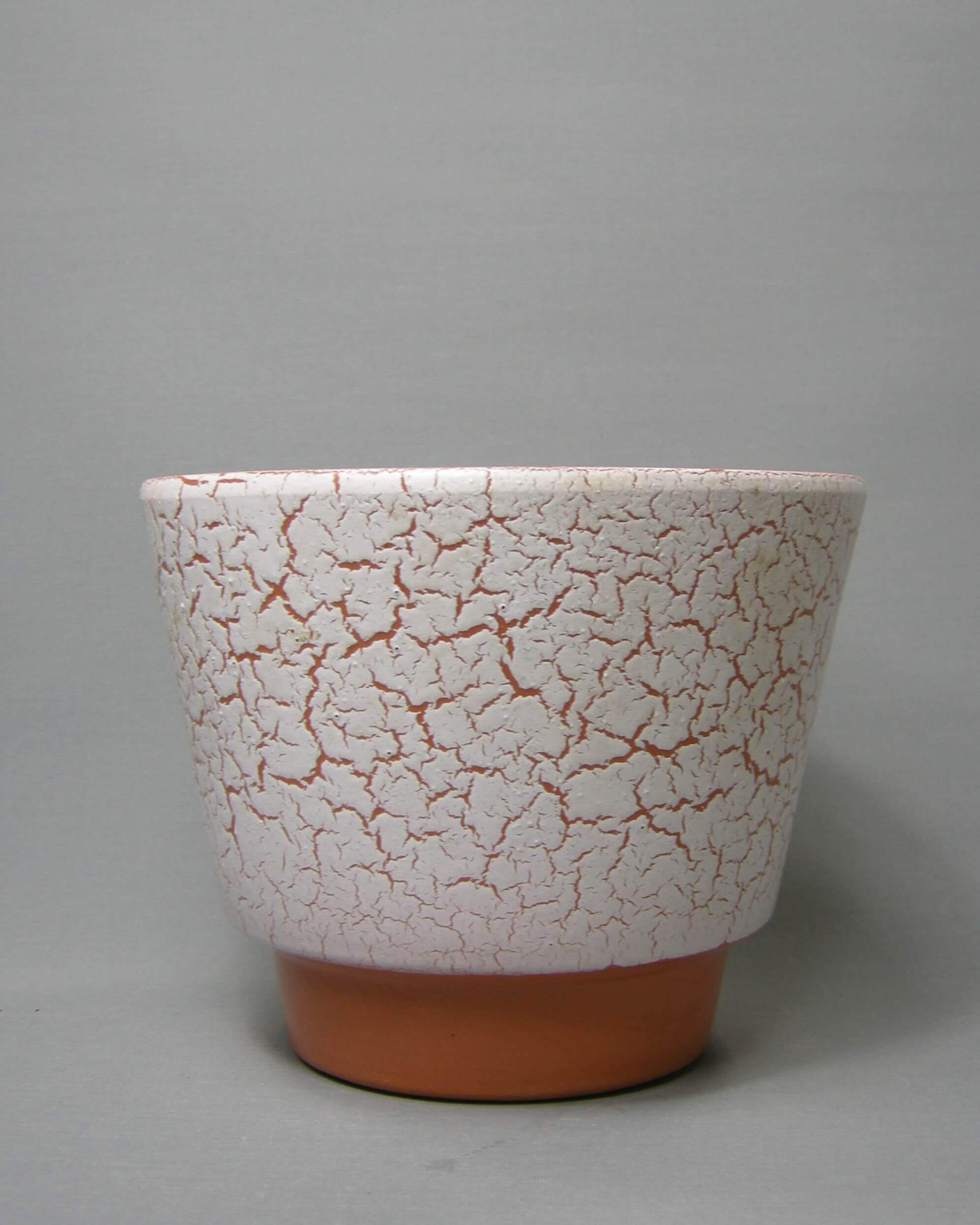 2613 - vintage bloempot Cortina Glazuur