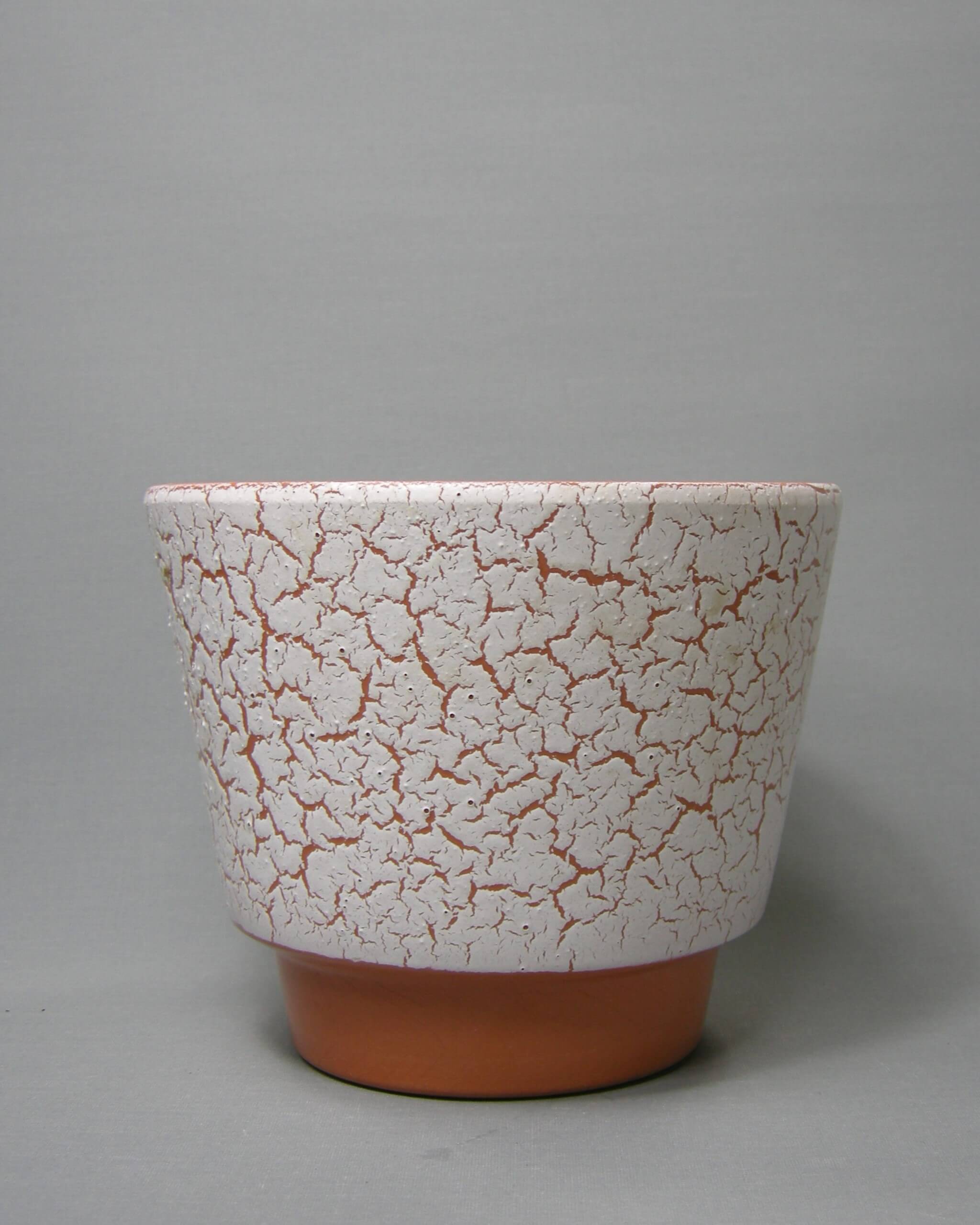 2613 - vintage bloempot Cortina Glazuur