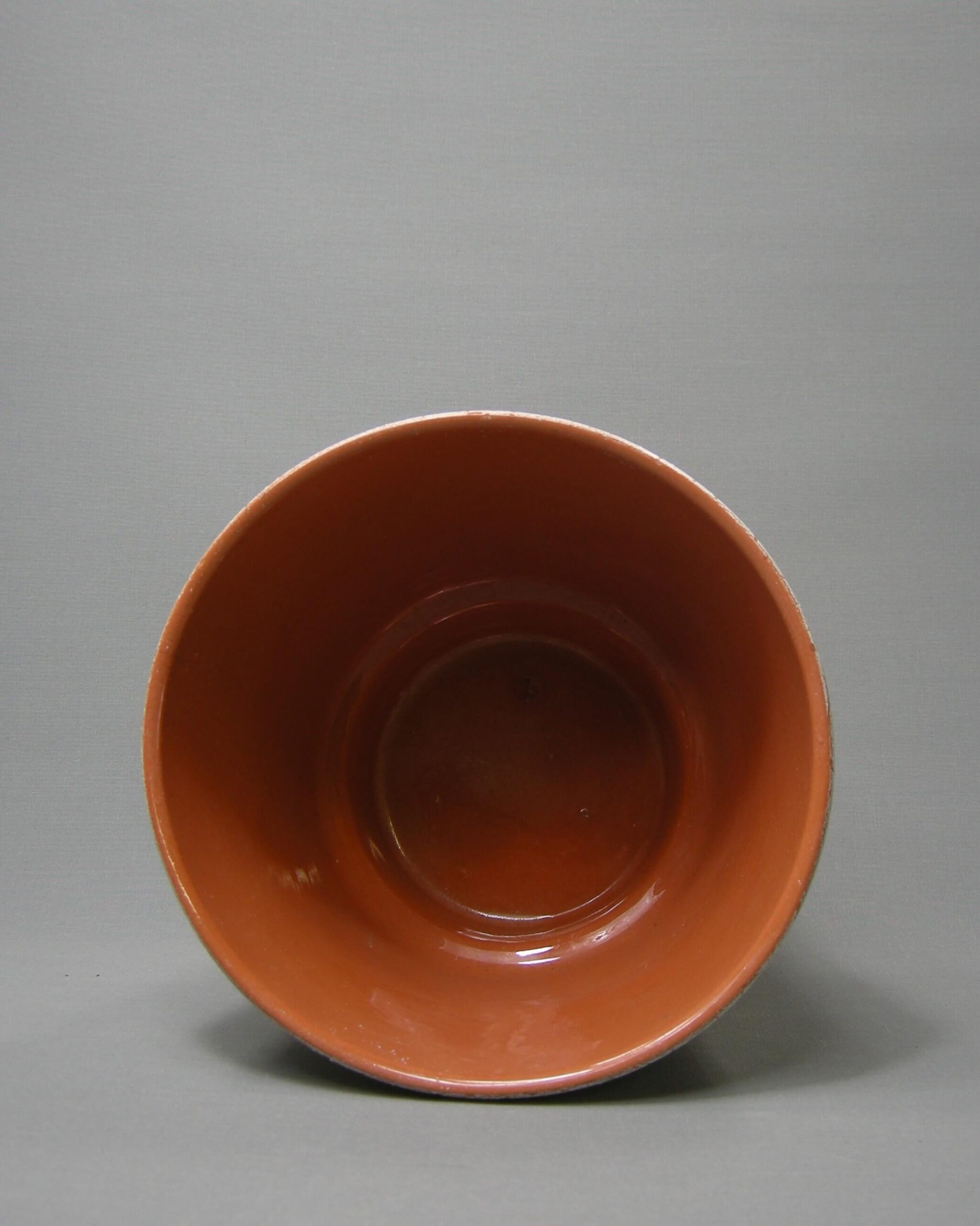 2613 - vintage bloempot Cortina Glazuur