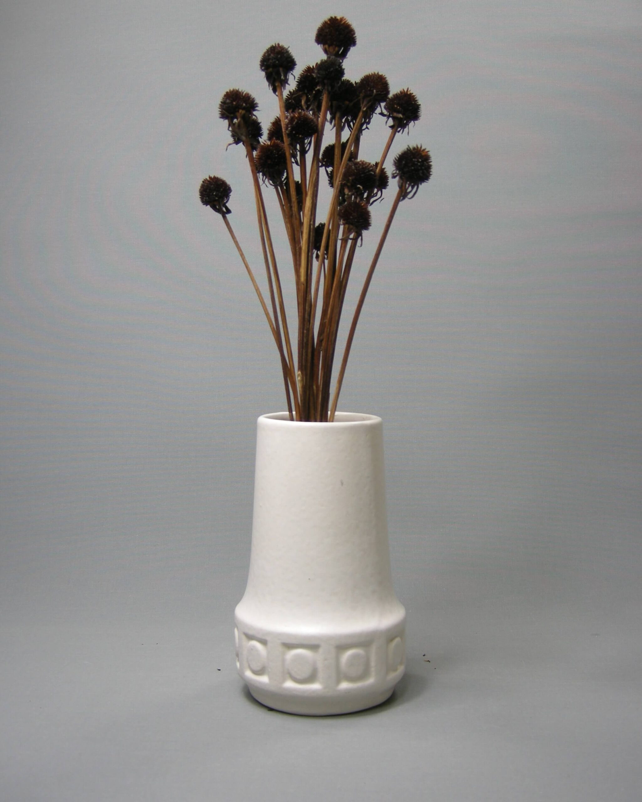 2614 - vintage vaas Scheurich 243-17 wit