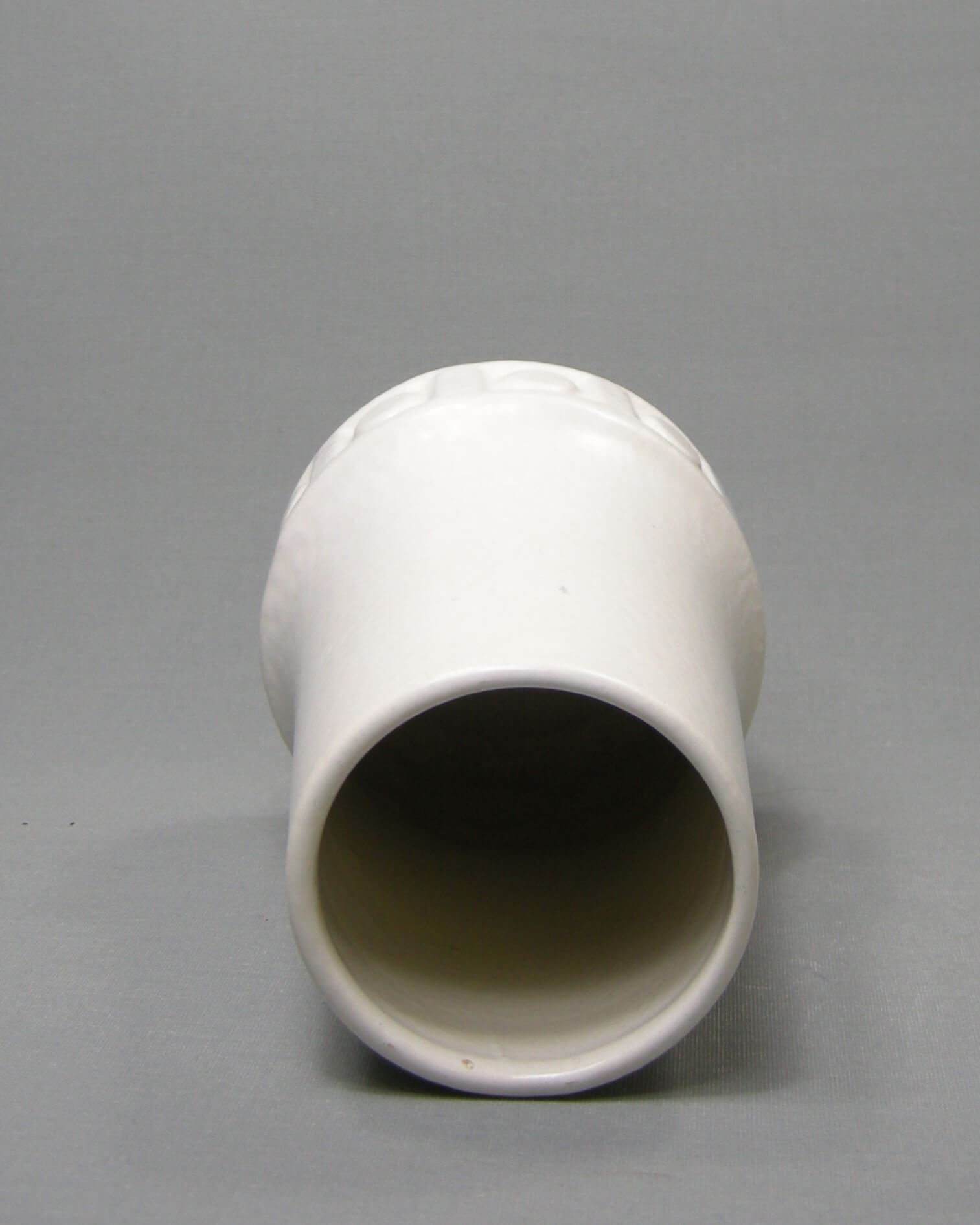 2614 - vintage vaas Scheurich 243-17 wit