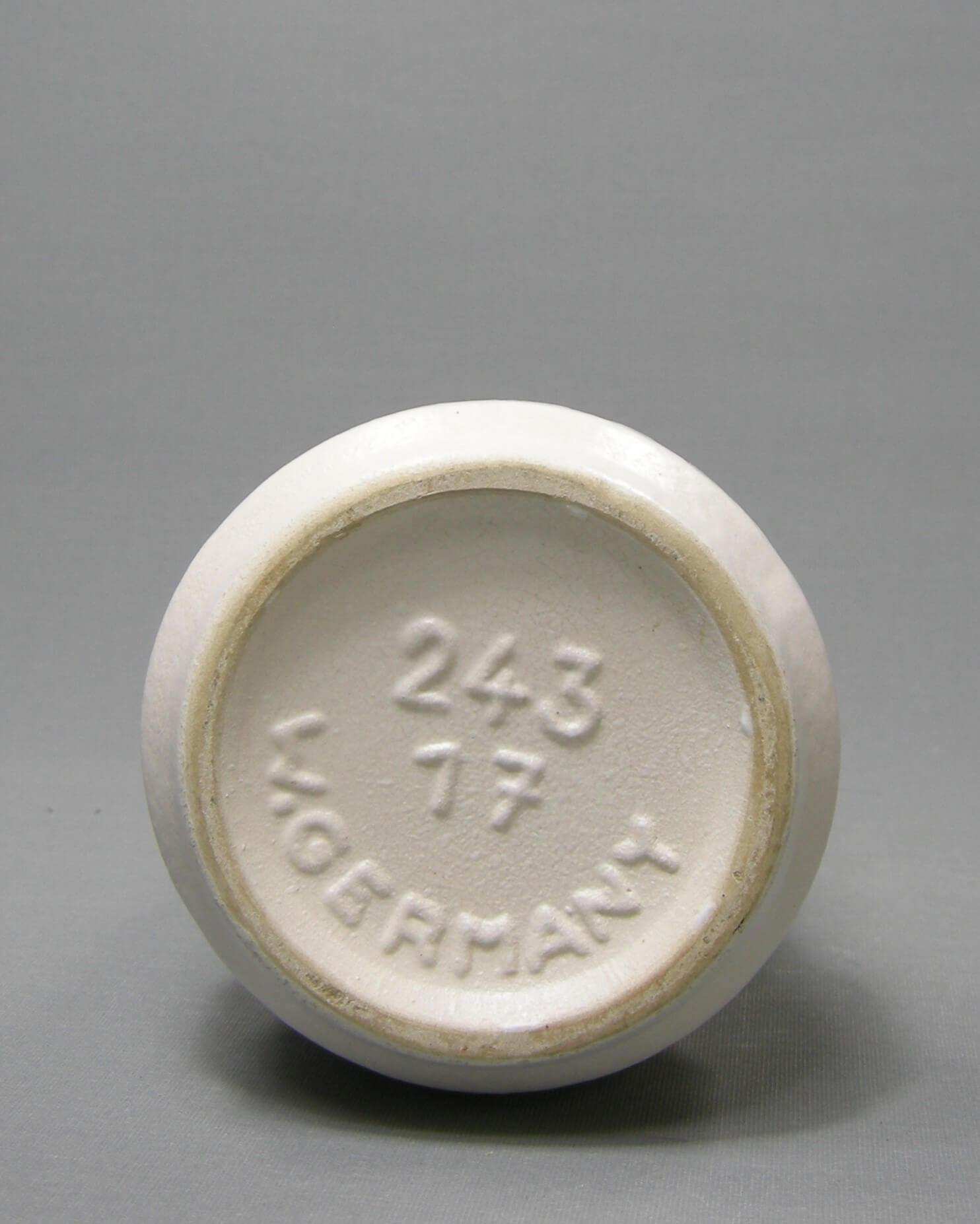 2614 - vintage vaas Scheurich 243-17 wit