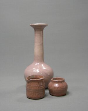 2615-2616- vintage vaasje en mini potjes