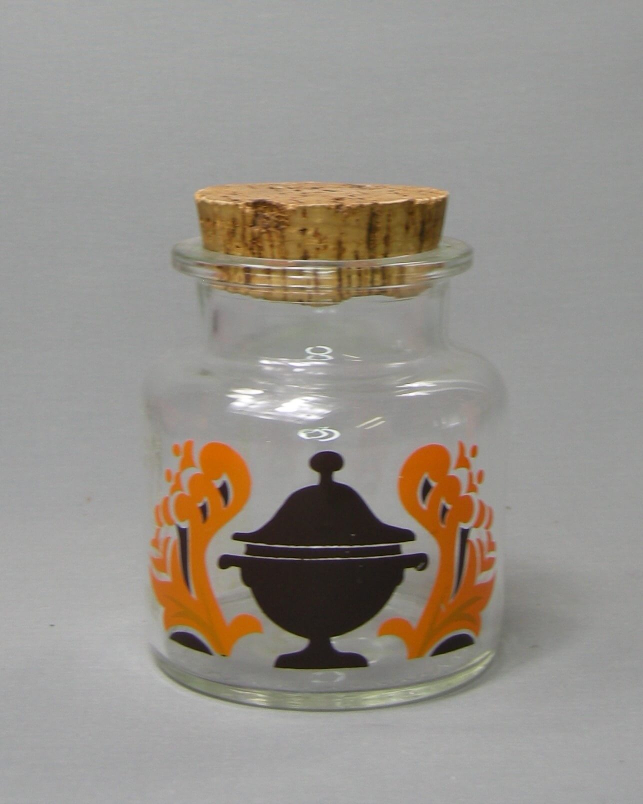 2631 - vintage voorraad pot glas