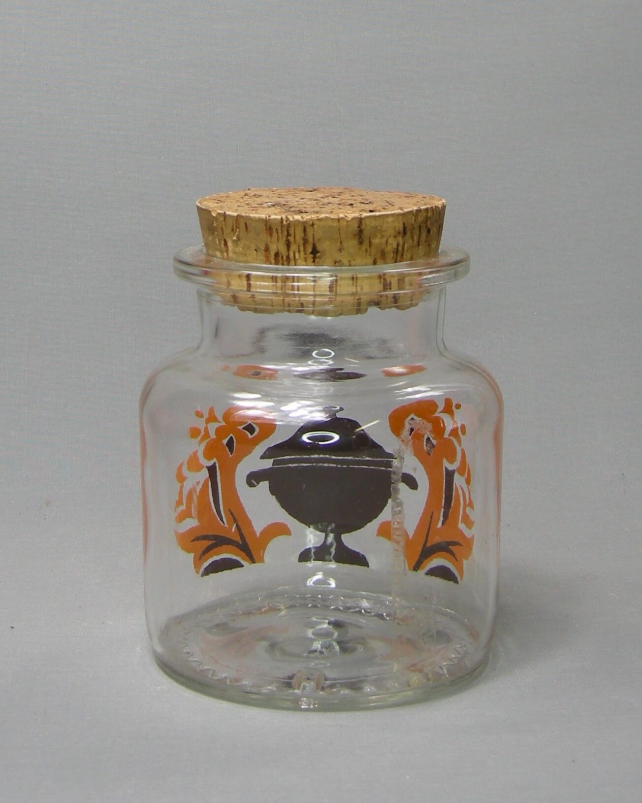 2631 - vintage voorraad pot glas