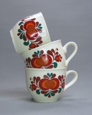 2640 - vintage bekers Vintage Veb Torgau