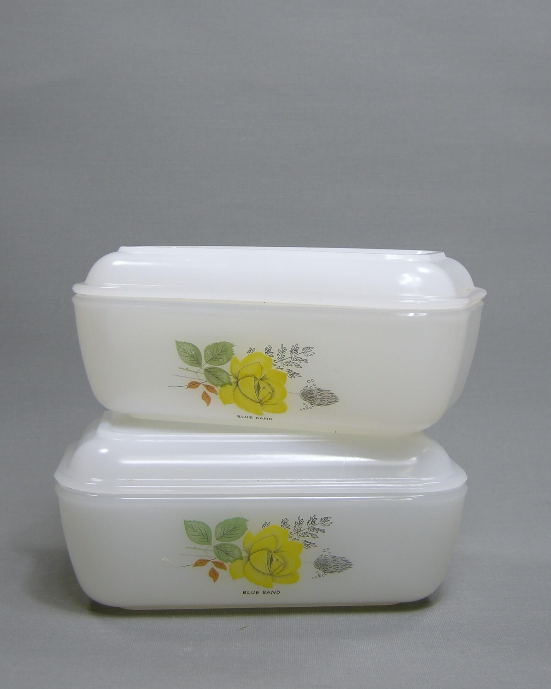 2652 - vintage botervloot Blue Band Acropal France