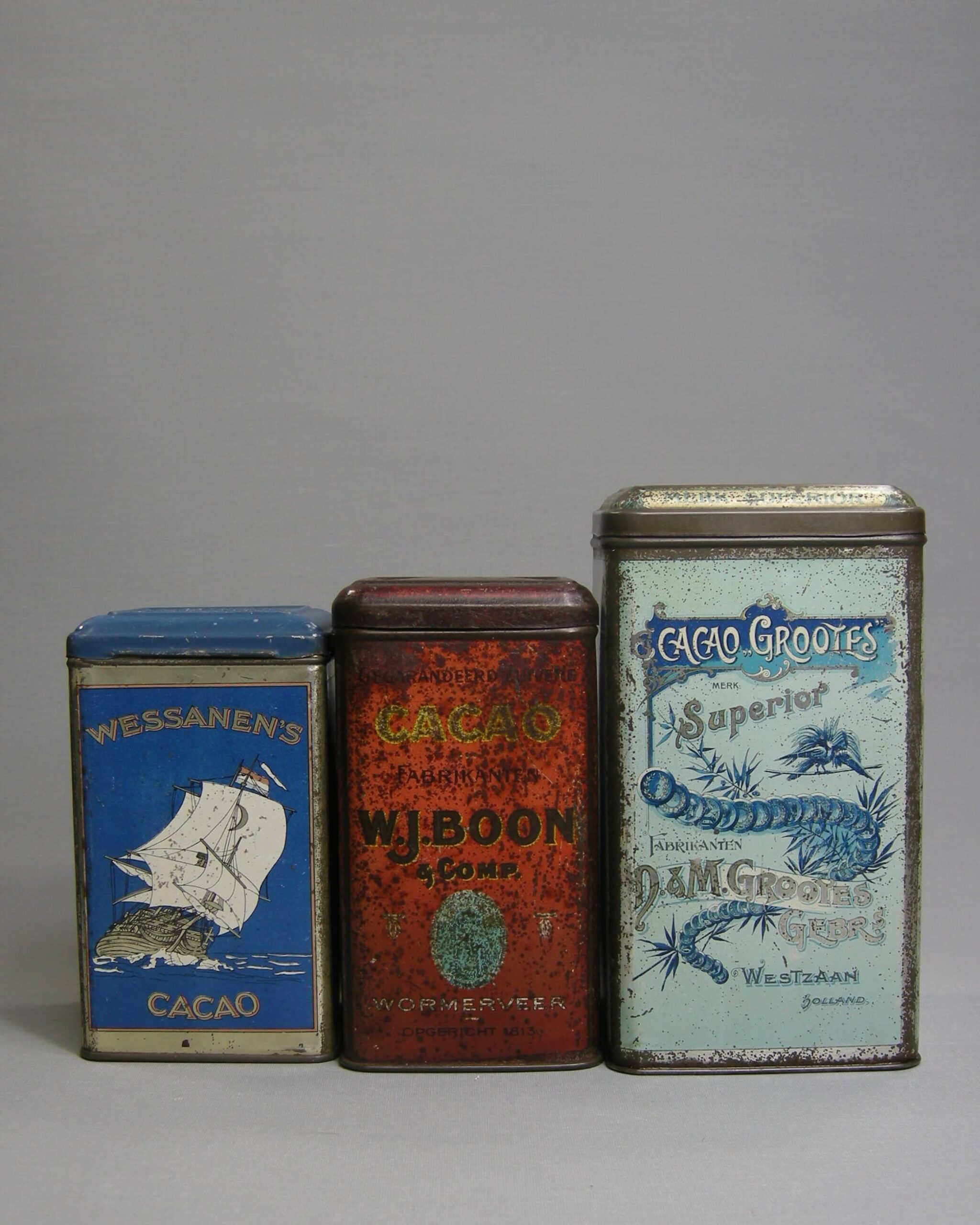 2662-2663-2664+ vintage blikken Zaanstreek