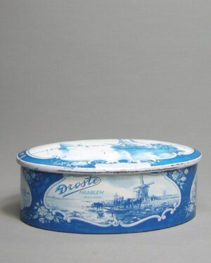 2751 - blik Droste Cacoa Delfts blauw Holland
