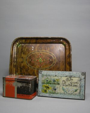 2753-2754-2755- dienblad Pette, blik Gruyters en Perle