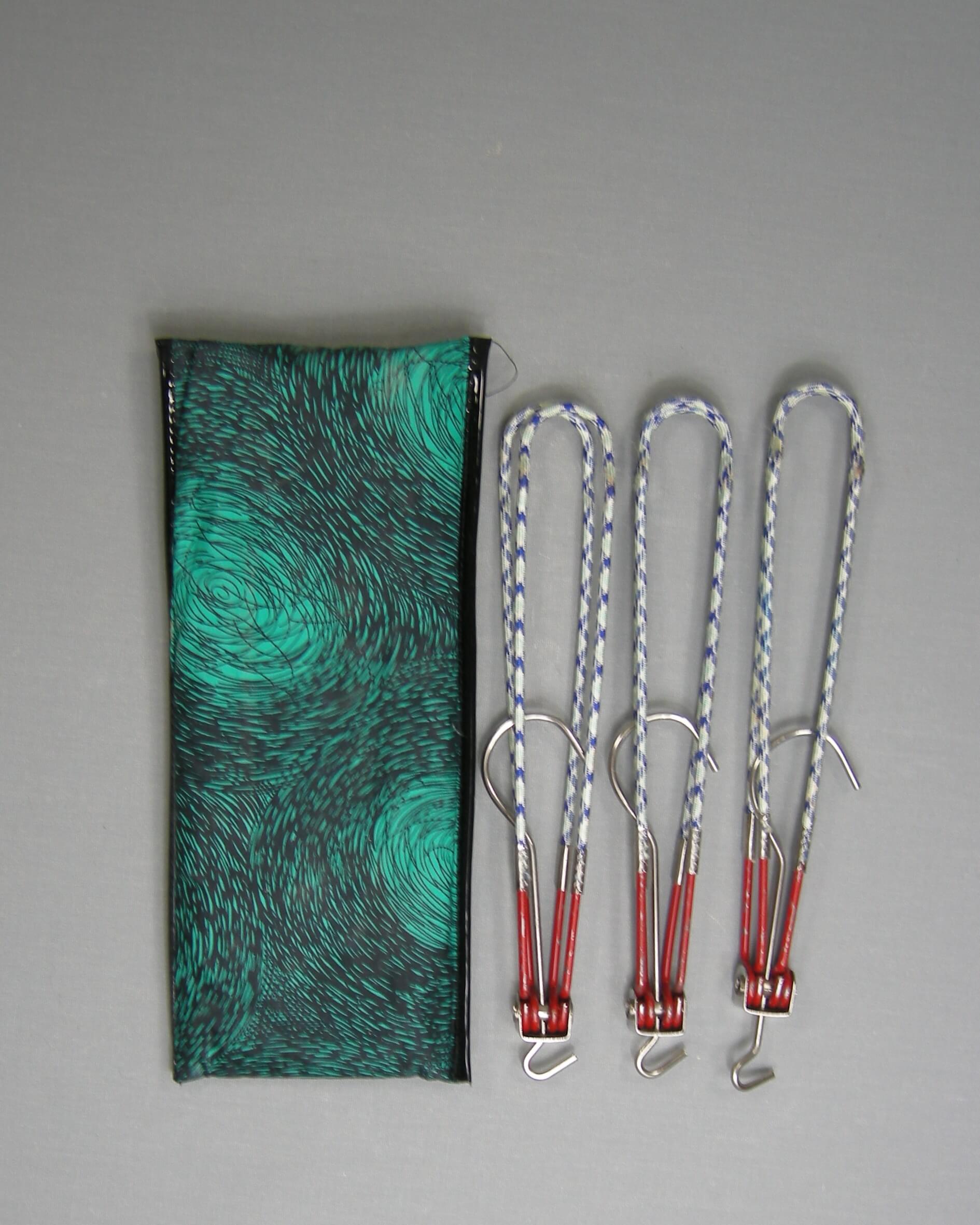 2824 - vintage reisset opvouwbare kledinghangers